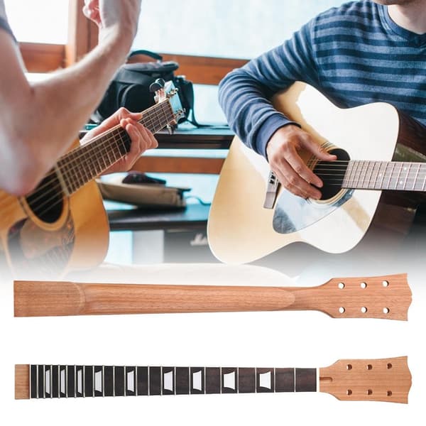 Elektrisk Gitarrhals 22 Band Rosenträ Greppbräda DIY Ersättning LP Gitarrdelar