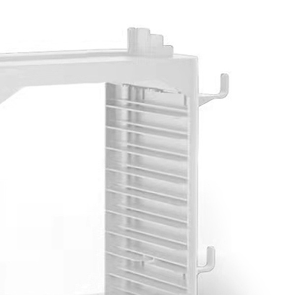 Spilllagringstårn Multifunksjonell Universal Vertikal Spilldiskstativ for Switch Spilltilbehør Hvit