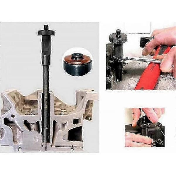 8-piece Professional Fuel Injector Seal Removal Tool Set Black