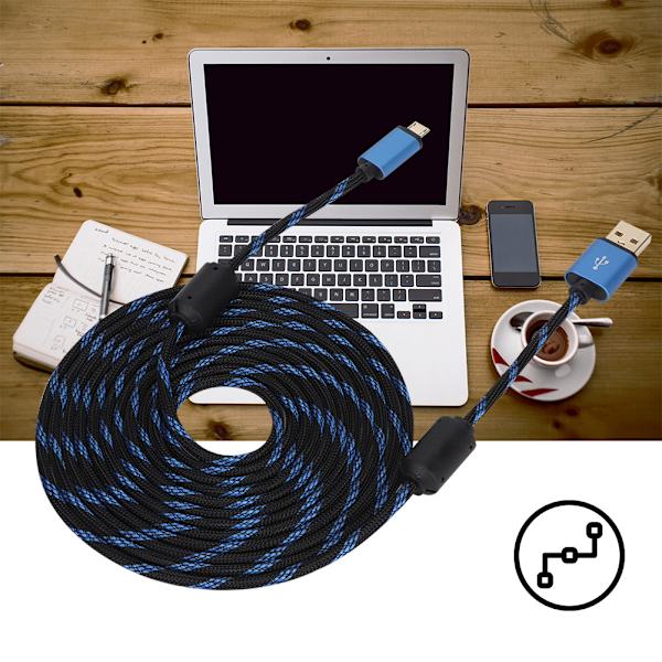Heavy Duty 3m USB-ladekabel for PS4/Xbox ONE-kontroller - Rask lading