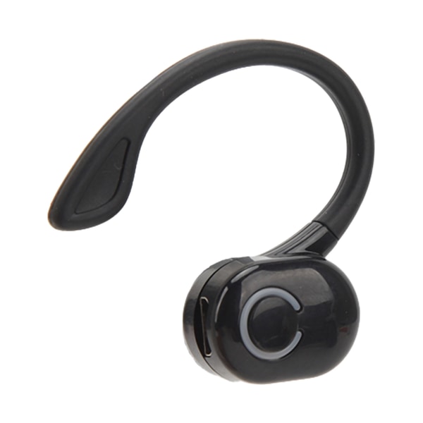Støydempende Bluetooth-hodetelefon V5.2 Trådløs Bluetooth-ørepropp med mikrofon Lang standby Ultralett for lastebilsjåfører Kontor Svart