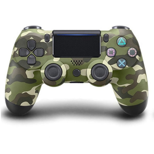 Kablet Gamepad Joystick Fint Håndværk Følsom Hurtig Wired Game Controller til PS4 Game Console OD Grøn Camouflage