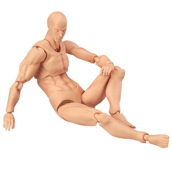 Artikulerad PVC Skyltdocka Människokropp Rörlig Actionfigur Modell Gåva