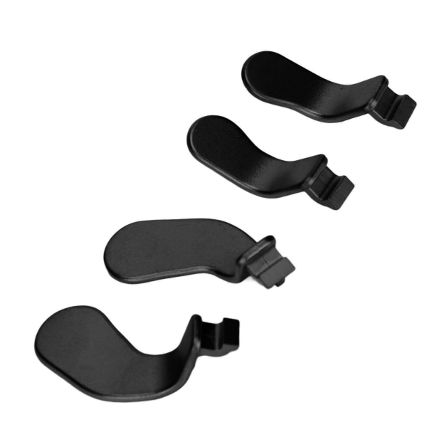 4PCS Controller Paddlar Rostfritt stål Ersättningskontroller delar för Xbox One Elite Controller Series 2 Model 1797 Black