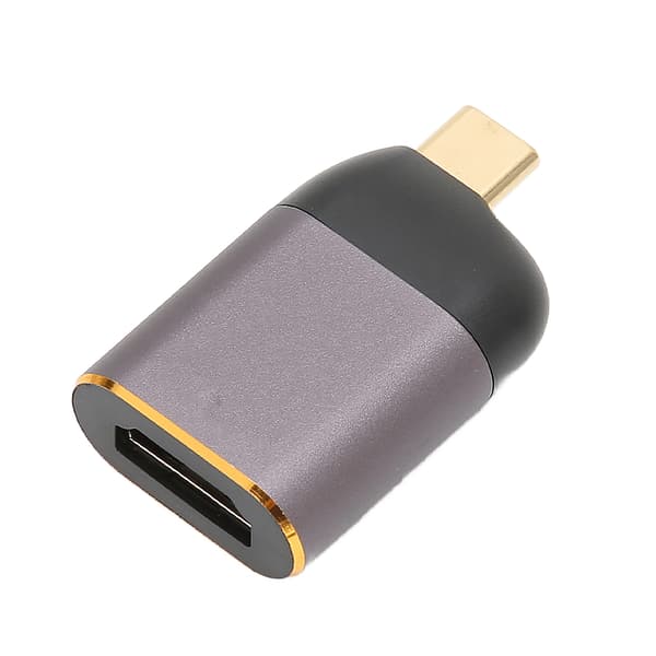 USB C til HDMI Adapter 8K 60Hz Han til Hun Video Splitter Kompatibel med Windows Android Mac OS