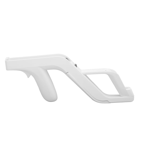 Gamepad Light Gun Ridsefast stabil Reducer træthed Lyspistol til Wii Controller Hvid Hvid