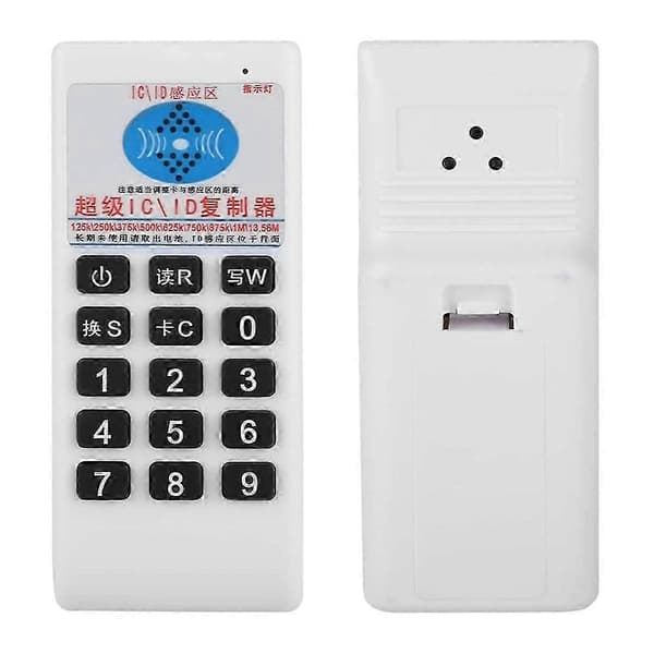 Håndholdt RFID-kopimaskin leser skriver duplikator 125KHz 13.56MHz frekvens ID IC-kortprogrammerer