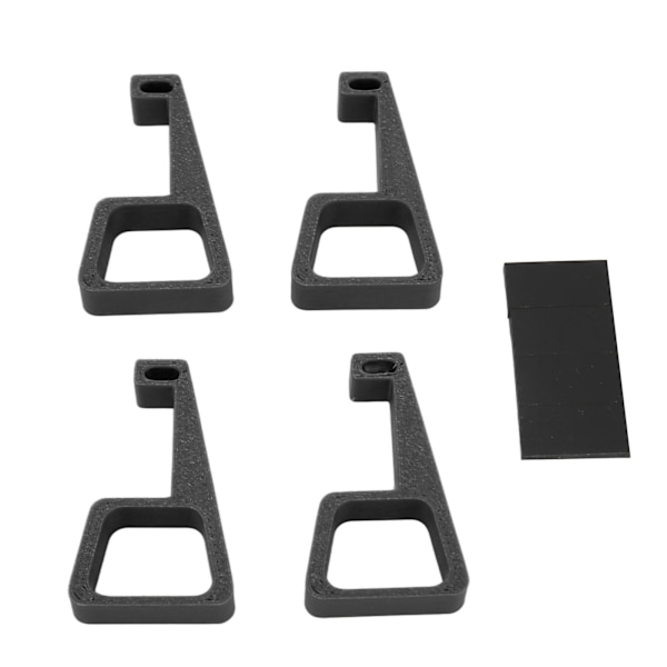 4 stk. Højdeningsbeslag til PS4 Slim - Varmeafledning - Vandret Stativ til PS4 Slim - Tilbehør - Sort