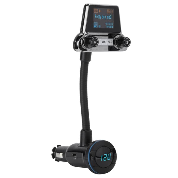 BT14 Bluetooth 5.0 FM-sender QC3.0 Hurtigoplader USB AUX Input Output Håndfri Opkald