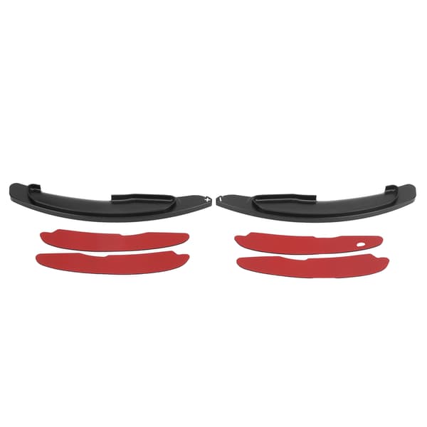2 stk. Ratstyre Padle Gearskifter Forlængelse Udskiftning til Mitsubishi Outlander/Lancer/Eclipse Sort