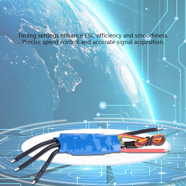 ZTW AL 40A ESC Sähköinen Nopeussäädin 5V / 3A BEC 400-500 Kiinteäsiipisille Lentokoneille