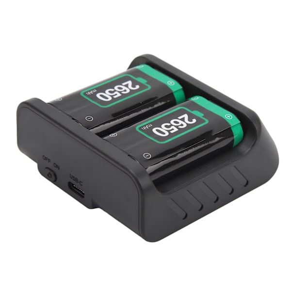 Laddningsbara Batteripack för Xbox Series X/S 2650mAh Snabbladdning LED-indikator Controller Batteri