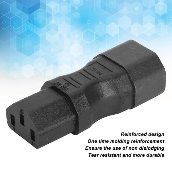 4 stk. IEC320 C14 til C13 strømadapter Universal Computer Laptop PDU UPS Stikforbindelse