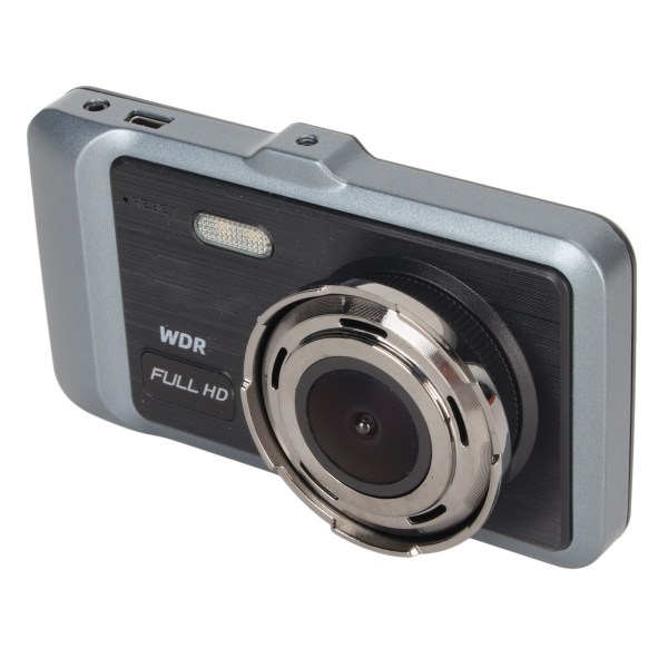 A60 Front Bak Dual Dash Camera 1080P HD Bildkvalitet Bil Dash Cam Bilkörningsinspelare som stöder upp till 32 GB lagring- W