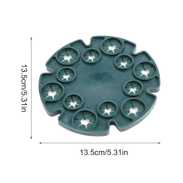 (6 stk A1/skive (diameter 13,5 cm, passer til 8 mm/11 mm rør)) Hagepilar klatre rammeholder materiale: PE plast