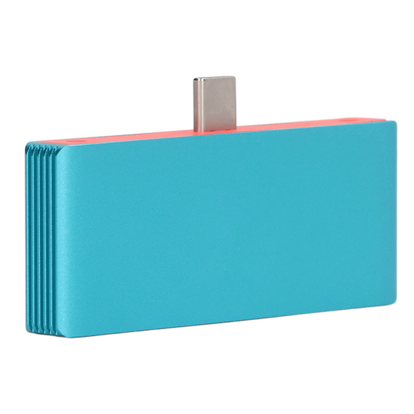 3-in-1 Type-C-telakointiasema, kannettava latausasema, 4K HD -multimedialiitäntä, PD ja USB 3.0, sininen