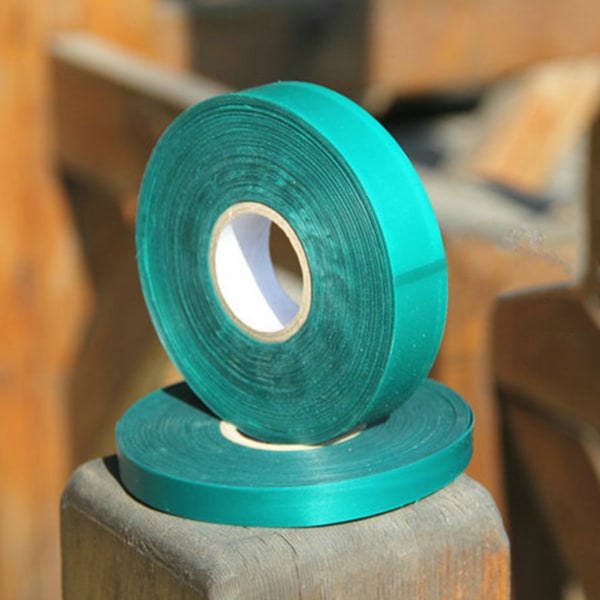 45 Meter Elastisk Grønn Værbestandig PVC Kabelbinder Trebinder Plante Støtte Hagebånd