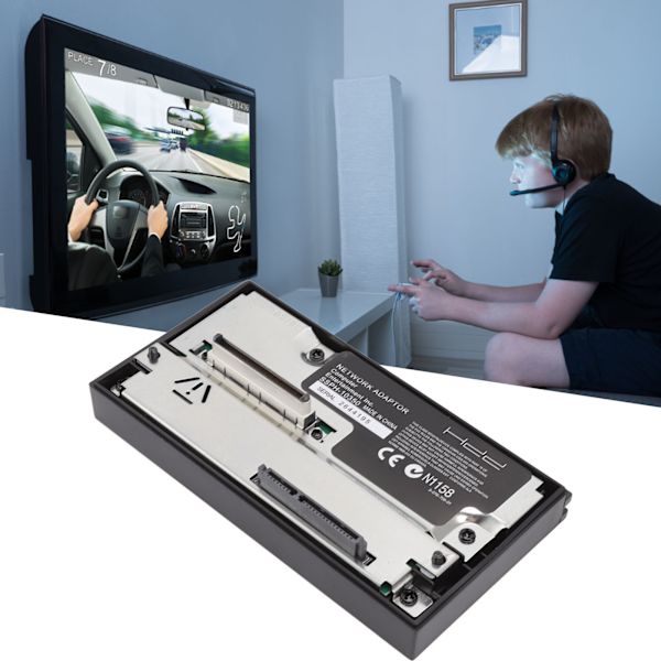 Spelhårddisksadapter SATA-gränssnitt HDD-nätverksadapter med 8 MB FMCB V1.953 minneskort för Playstation 2
