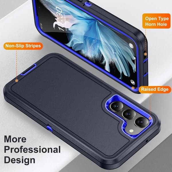 【bt02】Galaxy S25 Plus / S24 Plus Skal Xtreme Stöttåligt Blå 82