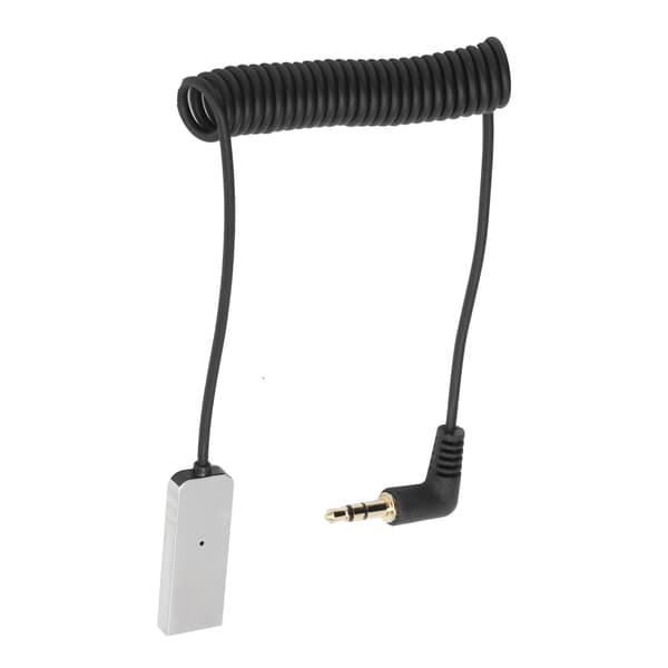 Bluetooth 5.0 USB-mottaker Mini 3,5 mm Aux-lydadapter for bil hjemme svart