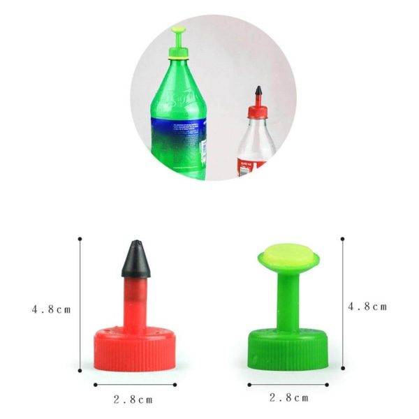 4 stk Plantevandingsenhed Enkel vandkande Sprinklerdyse Vandingsflaske Spraydyse
