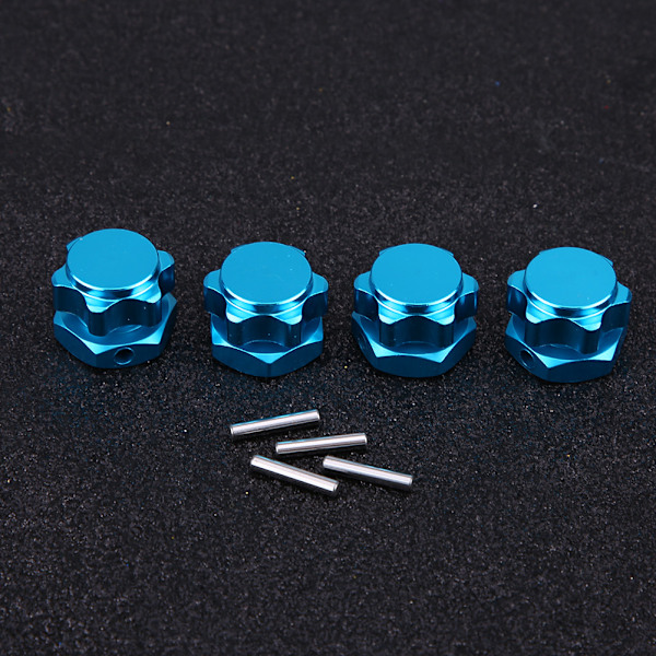 17mm Hjul Hex Nav Adaptermutter Støvdeksel for HSP HOBAO TEAM C 1/8 RC Bil (Blå)