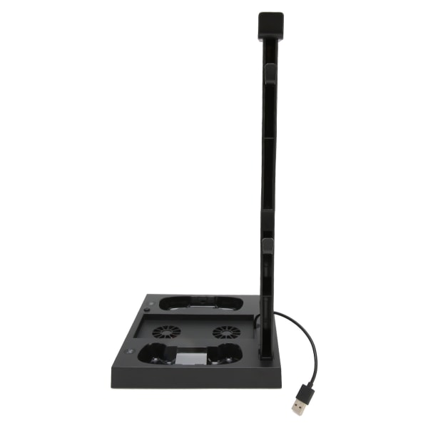 Laddningsstation med kylfläkt för Xbox Series S-konsol och handkontroll 5-i-1 Vertikal dubbel laddningsdocka tillbehör