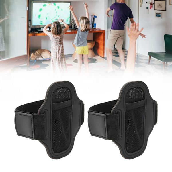 Spelkontroll Sportsband Justerbart Elastiskt Kontrolldansbenband för Switch Vuxna Barn