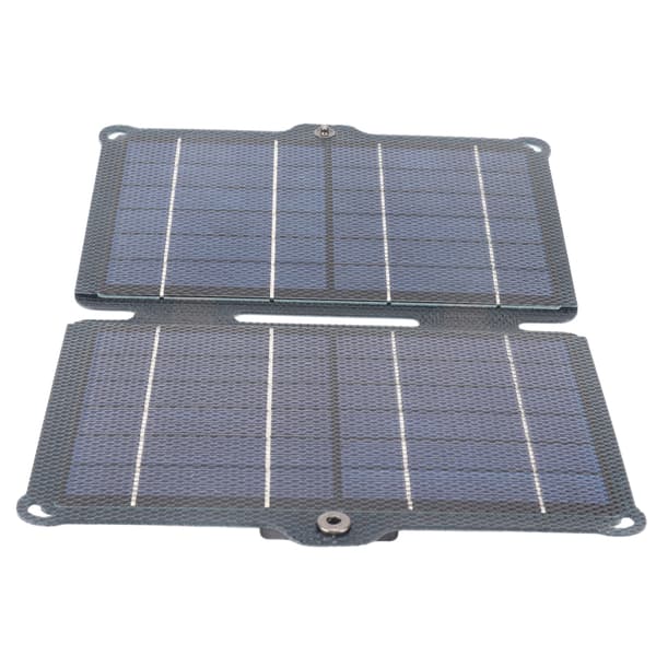 8W 5V ETFE Sammenleggbar Solcellepanel Batterilader Bærbar Solcellelader Kit