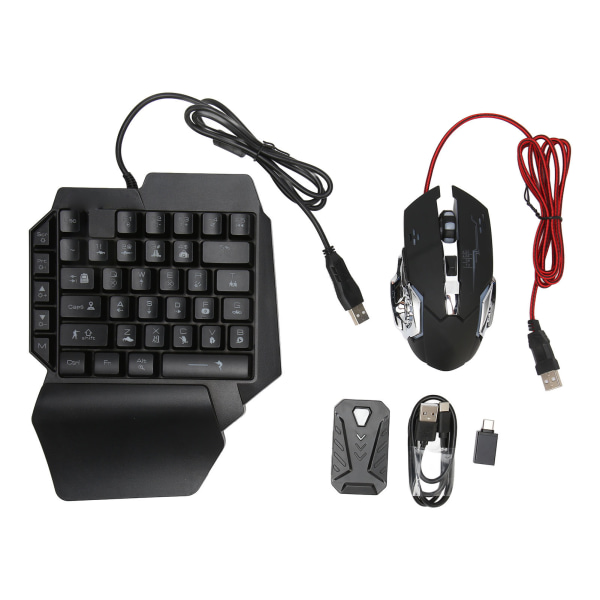 Videospil tastatur og mus Converter RGB tastatur og mus Adapter til til PS5 PS4 PS3 til Xbox One X S til Switch