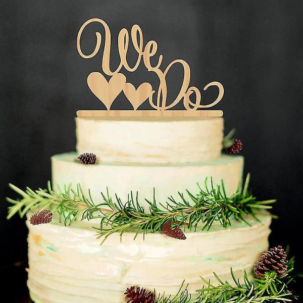 1 stk. Kagepynt til bryllupsdag