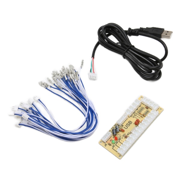QM070911 No Delay Arcade USB Encoder DIY Arcade Encoder for Raspberry Pi 1 2 3RetroPie- W