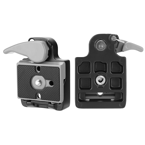 Hurtigudløsningsplade i aluminium til DSLR-stativkuglehoved
