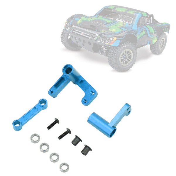 RC Styrkit i Aluminiumlegering för Traxxas Bandit / Rustler / Slash 2WD (Ljusblå)