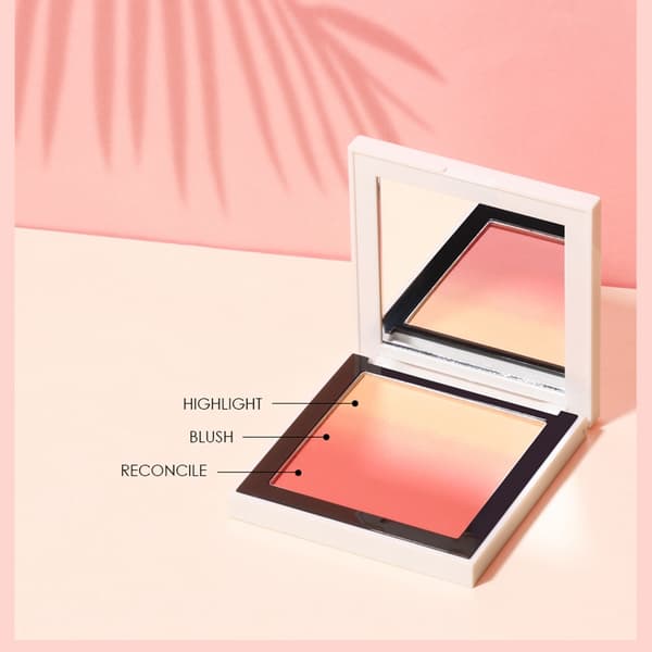 Gradation Ansiktsmakeup Rouge Puder Långvarig Kindkosmetika #3