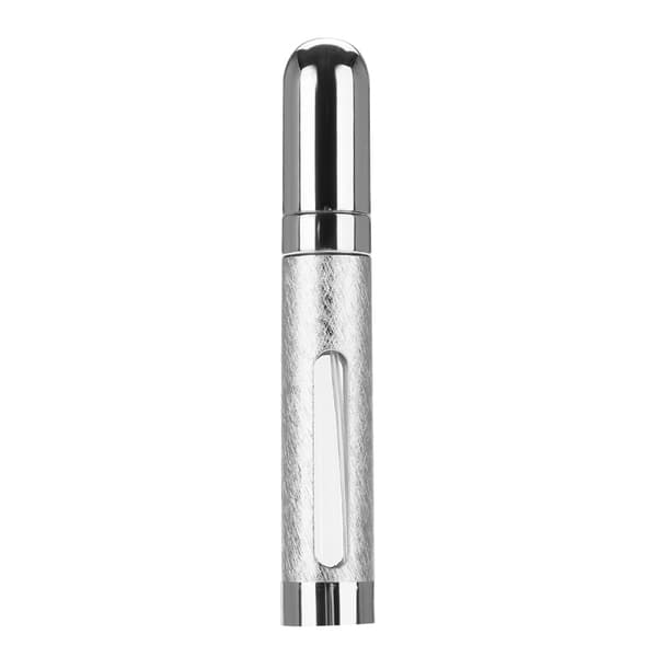 12 ml mini tom påfyllningsbar parfymsprayflaska, silver