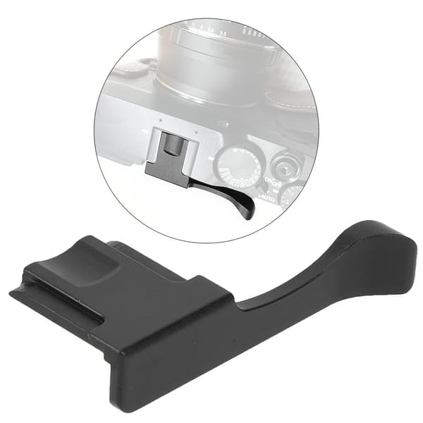Holdbart tommelfingergreb i aluminiumslegering til FUJI X E2S E2/E1 X A3/2/1/X Pro2/1 X M1 kamera (sort)