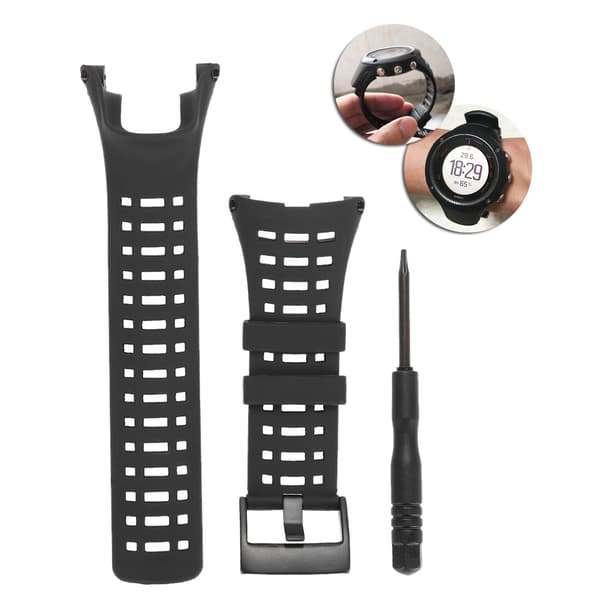 Svart gummireim for Suunto Ambit 1 2 3