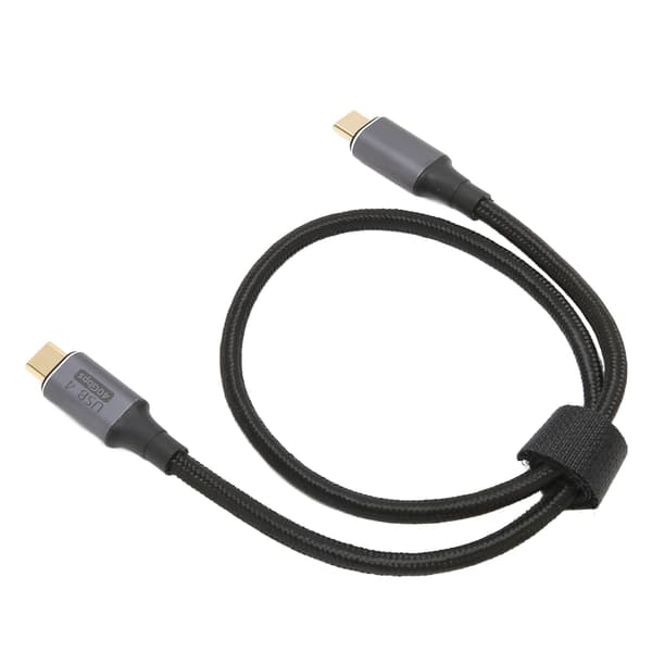USB4 Typ C-kabel 40 Gbps snabbladdning PD 8K 60Hz Höghastighetsdataöverföring 50 cm