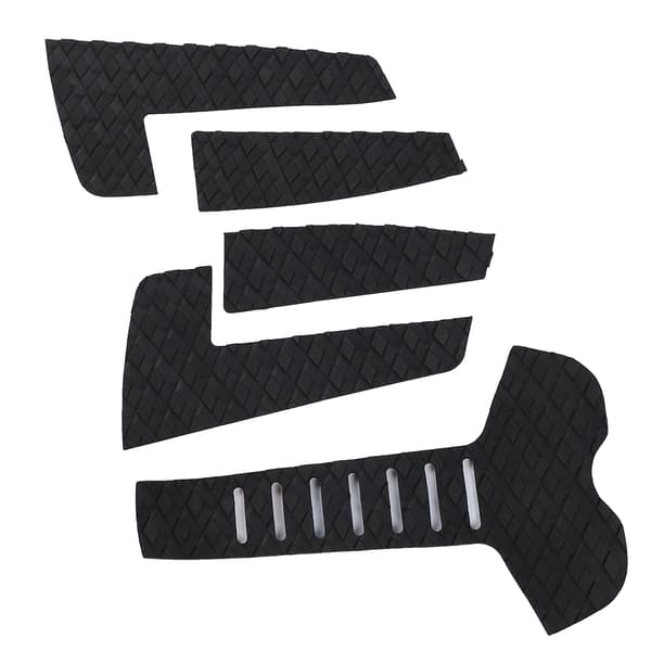Surfbräda Traction Pads EVA Tail Deck Grip AntiSlip Surf Pad 5st Svart