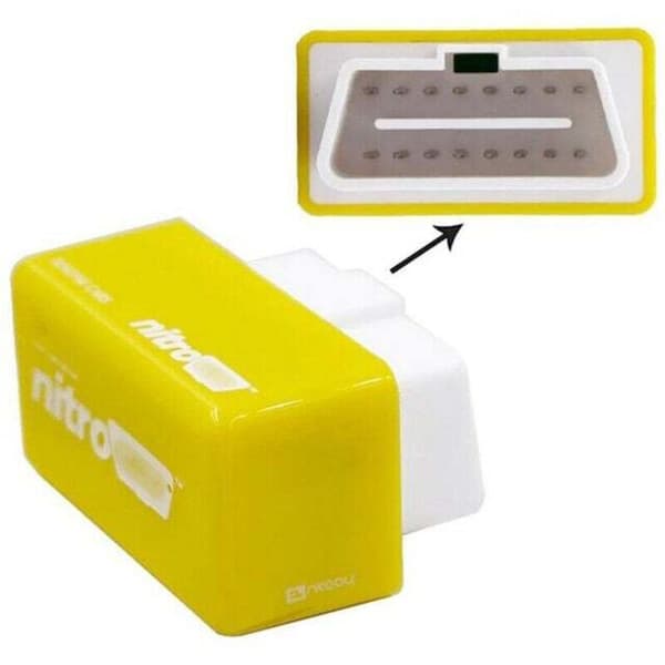 Eco OBDII Universal Drivstoffbesparende Tuning Box Chip for Bensin - Grønn