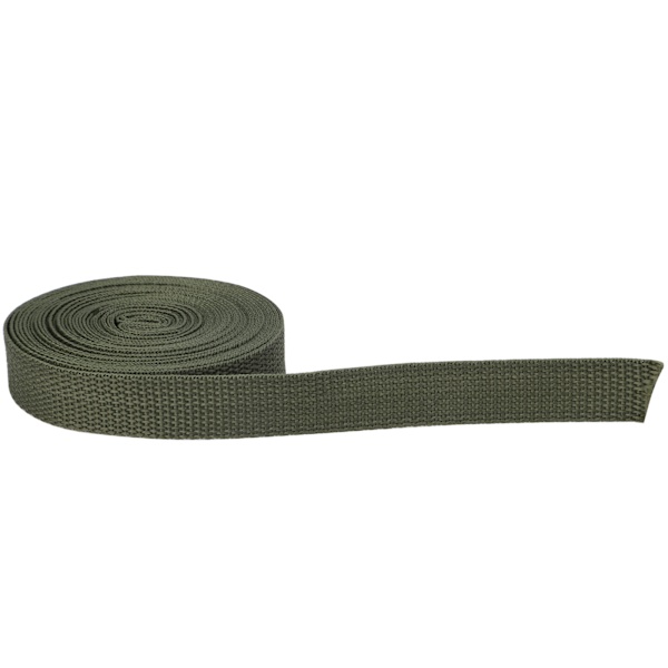 (1 rulle/militærgrøn specifikation: 2,5 cm * 20 m pakkestørrelse: 32 * 27 * 3 cm) Multifunktionel nylonflettet tape