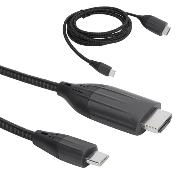 1.8M USB Type C til HDMI Kabel Adapter 4K HD Skjermspeiling Konverter