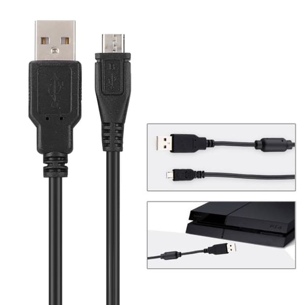 1.8M Magnetisk USB-laddningskabel för PS4 Slim Pro Controller Gamepad