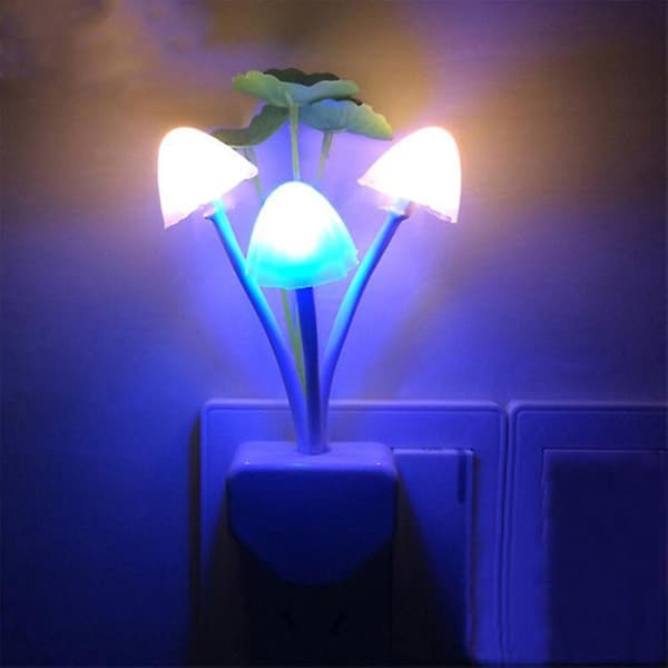 1 stk. LED Svampe Natlampe
