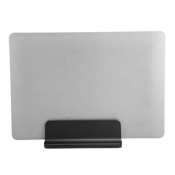 Vertikalt justerbart laptopställ i aluminiumlegering, svart notebook-datorhållare