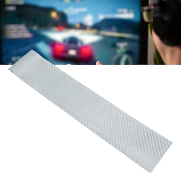 Konsoll Midtskin, Riperesistent Beskyttende Spillkonsoll Midtstripe Klistremerke for PS5 Digital Edition Host Grå
