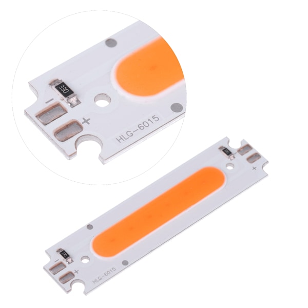 10-pak med 12V 2W COB LED-chips til DIY-lamper og bilbelysning (Rød)