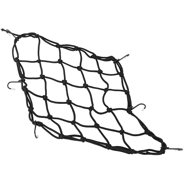 Motorcykel- og cykelbagagenet med 6 kroge - Holdbart mesh-net til sikker opbevaring