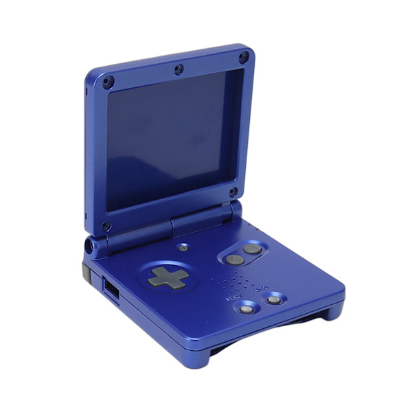 Spillkonsollskall for GBA SP Erstatning Fullt Hus Skall med Knapper for Gameboy Advance SP Blå